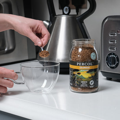 Smooth Columbian Coffee Instant 100g - Percol - Coffee - Eco Natural Products