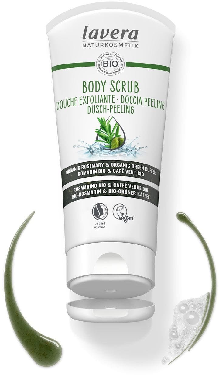 Smooth Skin Body Scrub Rosemary and Coffee 200ml - Lavera - Scrub - Eco Natural Products