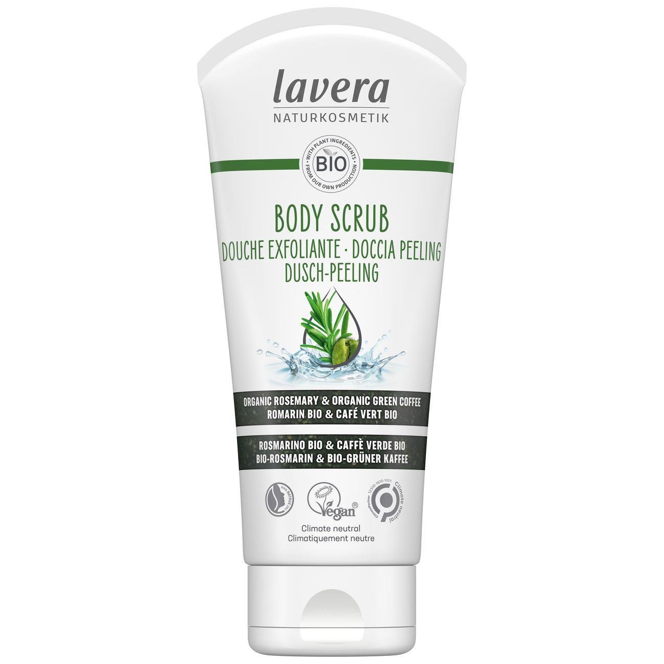 Smooth Skin Body Scrub Rosemary and Coffee 200ml - Lavera - Scrub - Eco Natural Products