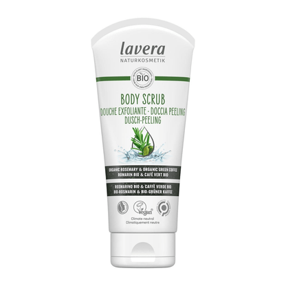 Smooth Skin Body Scrub Rosemary and Coffee 200ml - Lavera - Skin Care Masks & Peels - Eco Natural Products