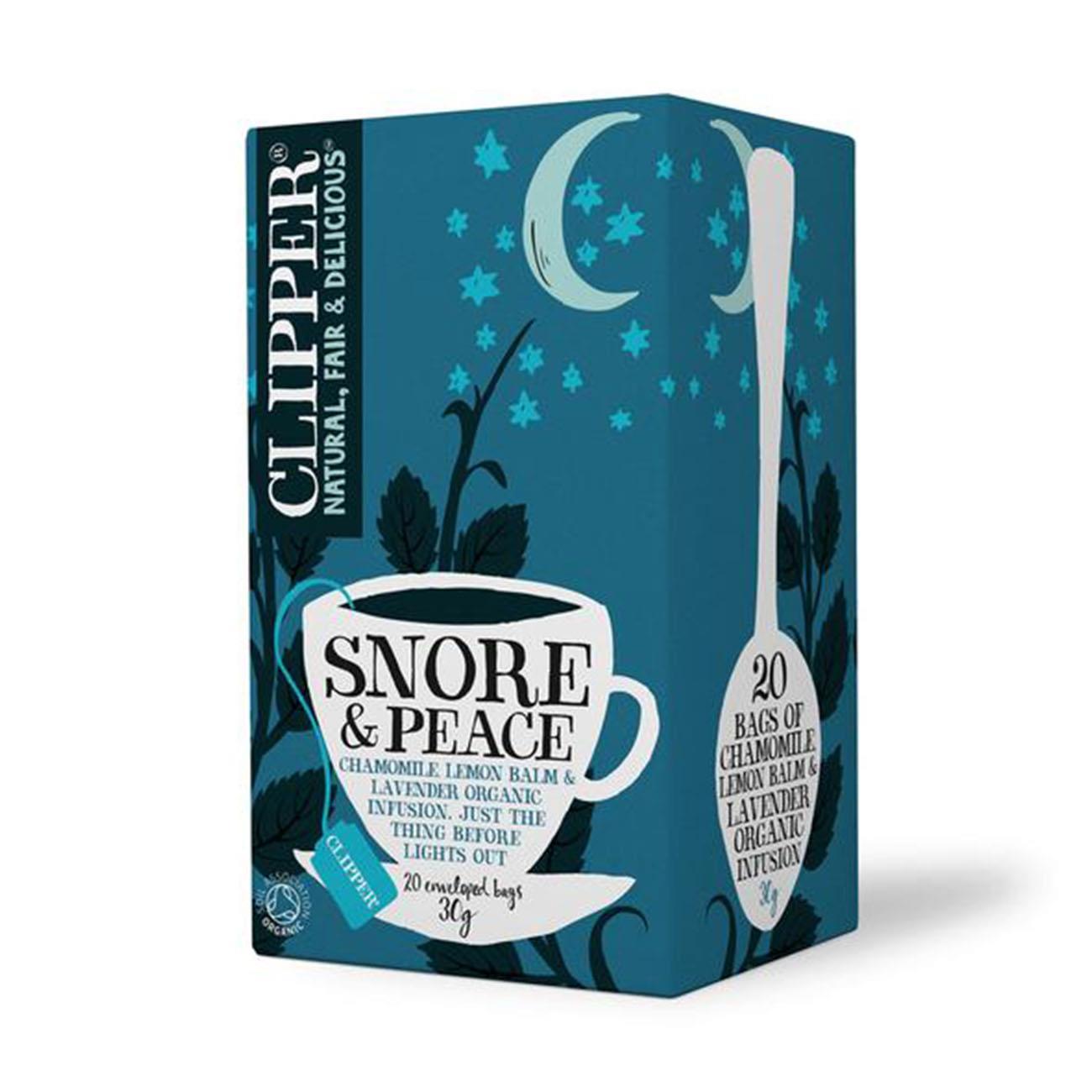 Snore and Peace Infusion 20 Bags - Clipper - Infusion - Eco Natural Products