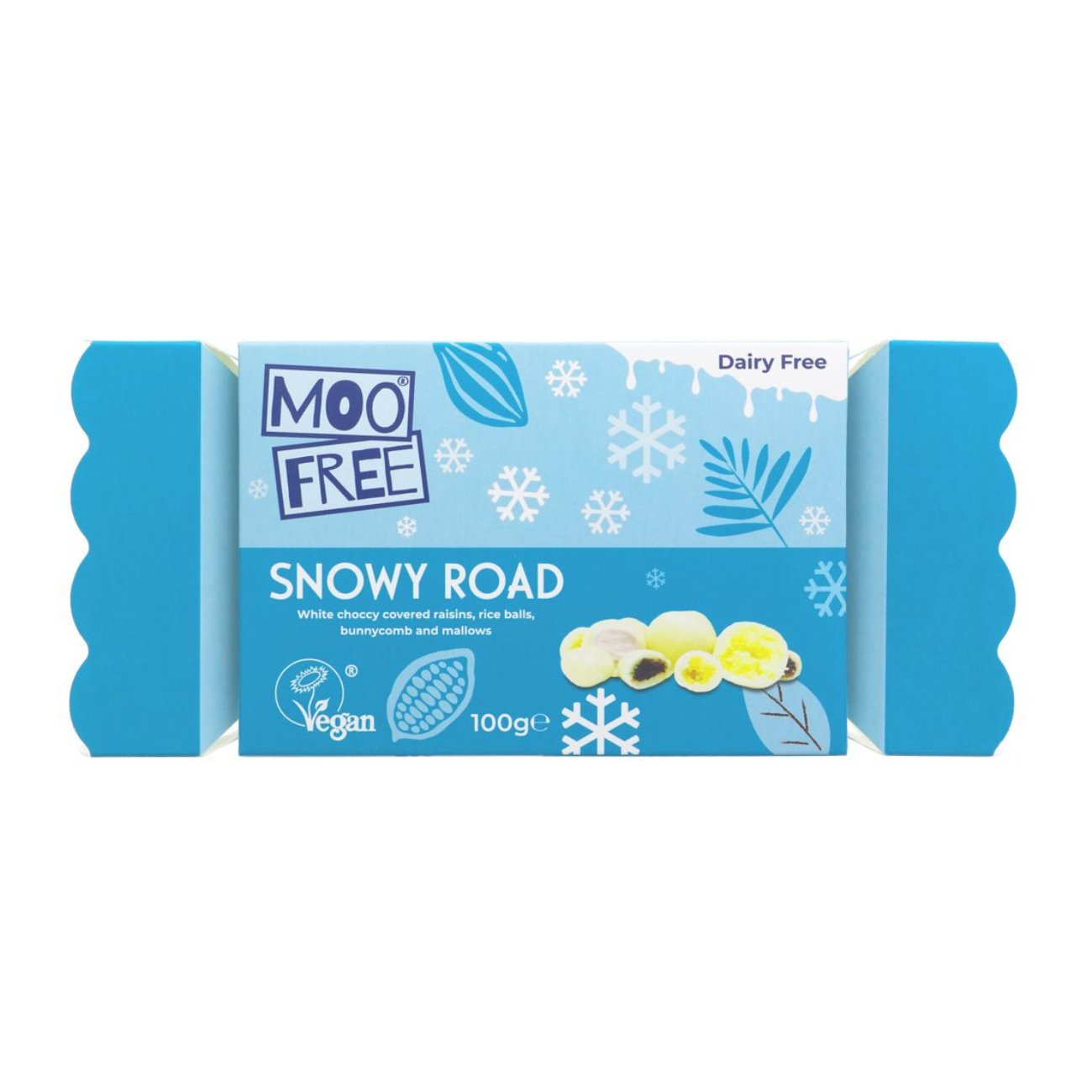 Snowy Road Cracker 100g [BLACK FRIDAY] - Eco Natural Products - Moo Free - Chocolate