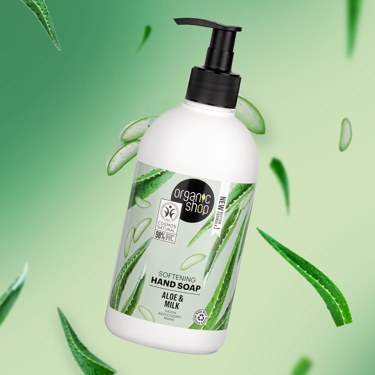 Softening Hand Soap Aloe & Milk 500ml - Organic Shop - Hand Soap - Eco Natural Products