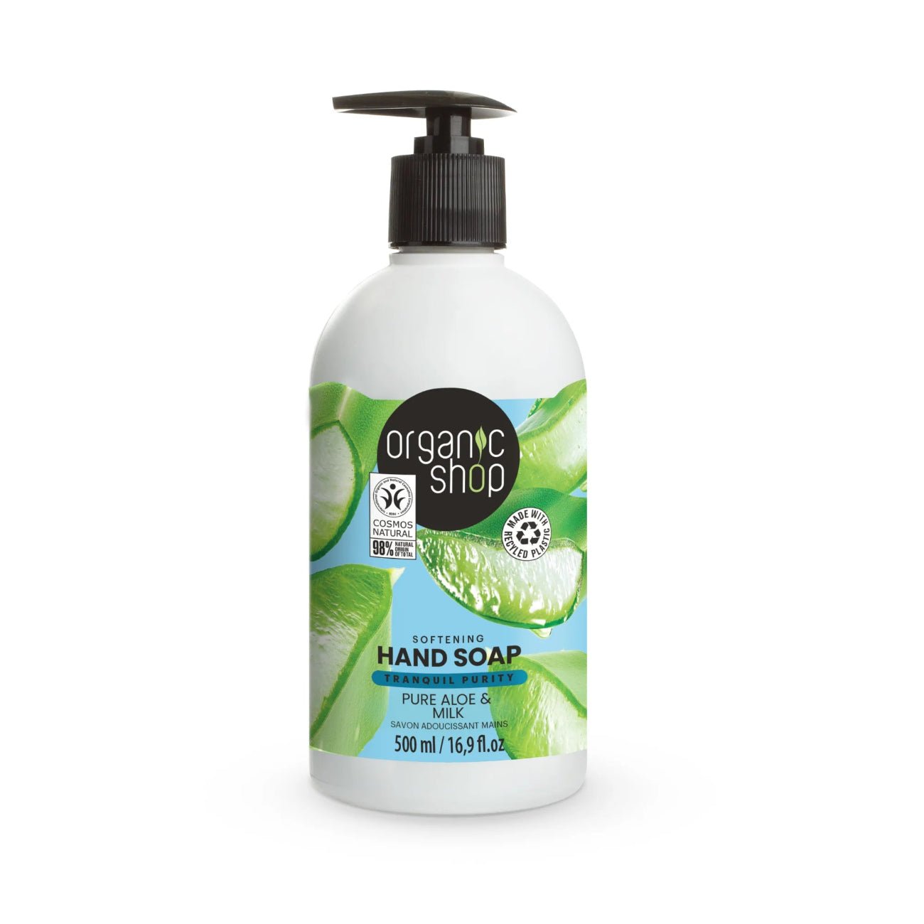 Softening Hand Soap Aloe & Milk 500ml - Organic Shop - Hand Soap - Organic Shop