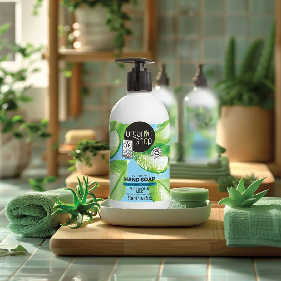 Softening Hand Soap Aloe & Milk 500ml - Organic Shop - Hand Soap - Organic Shop