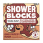 Solid Shampoo & Conditioner 2 in 1 - Dry / Frizzy Hair 60g - Shower Blocks - Shampoo - Eco Natural Products
