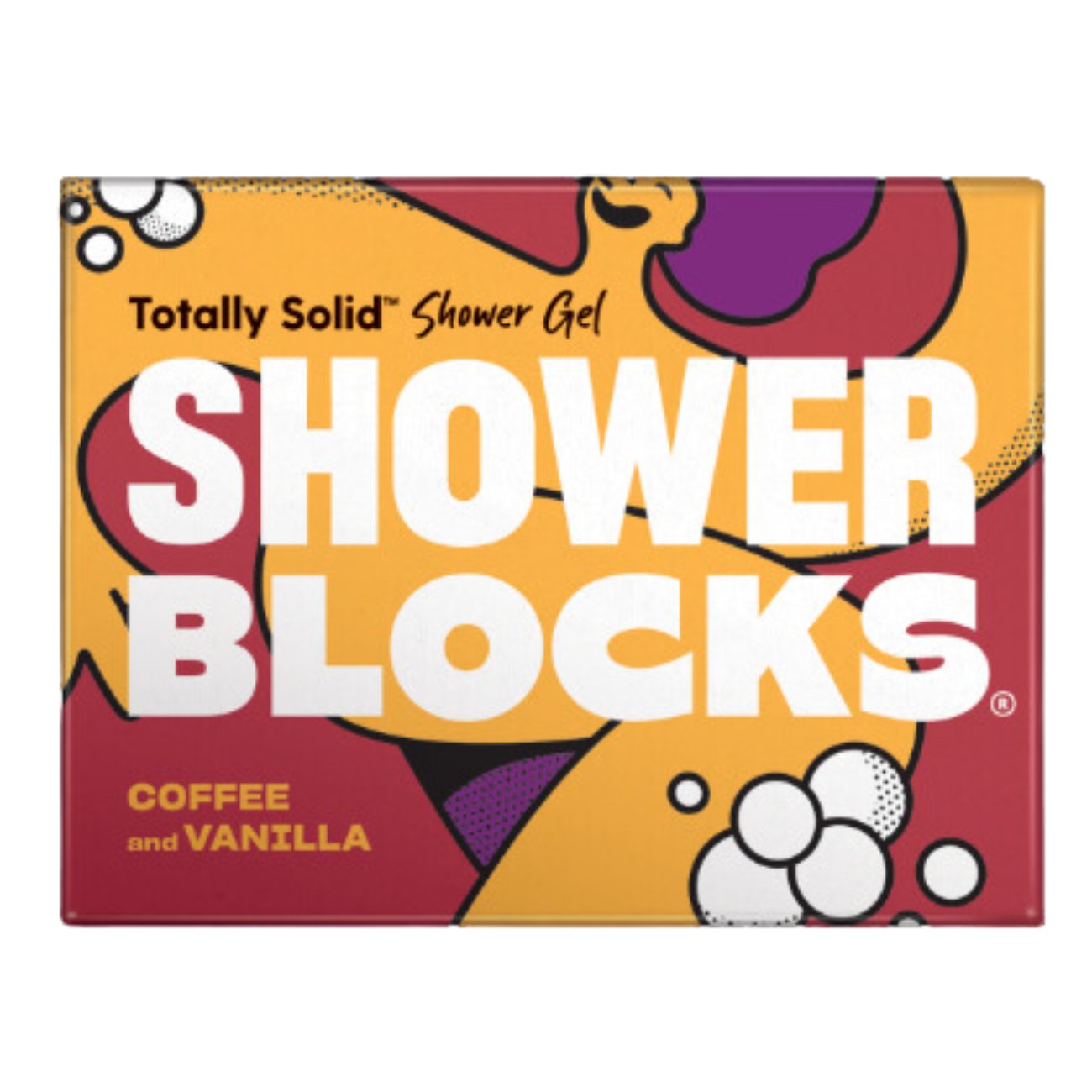 Solid Shower Gel: Coffee & Vanilla 100g - Shower Blocks - Body Wash - Eco Natural Products