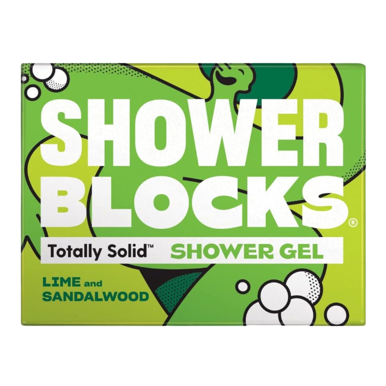 Solid Shower Gel: Lime & Sandalwood 100g - Shower Blocks - shower gel - Eco Natural Products