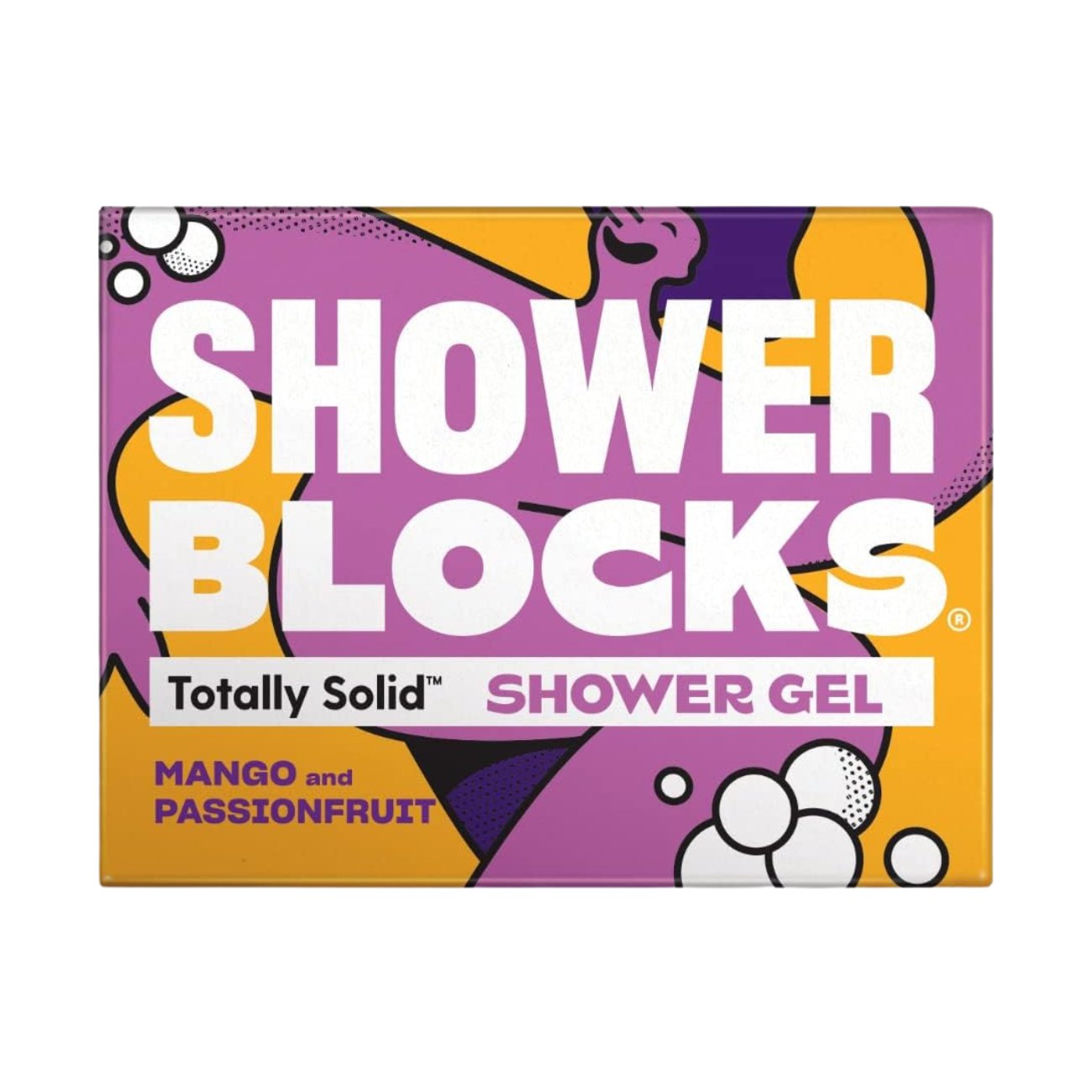 Solid Shower Gel: Mango & Passionfruit 100g - Shower Blocks - Bar Soap - Eco Natural Products