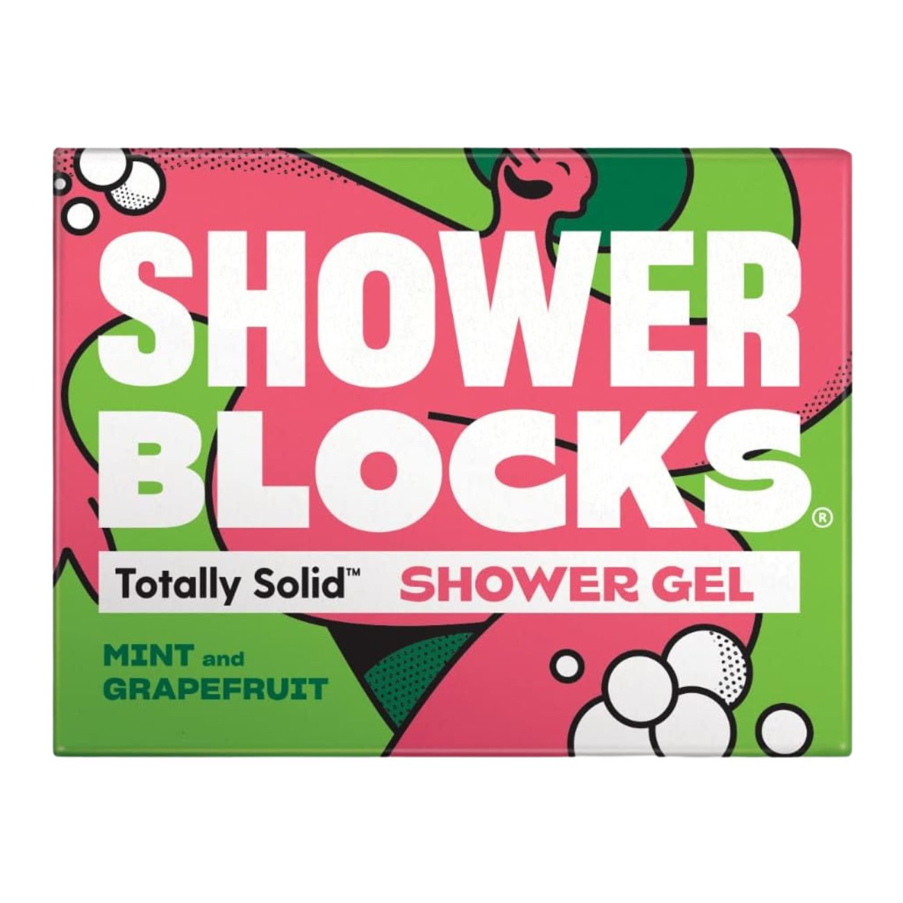 Solid Shower Gel: Mint & Grapefruit 100g - Shower Blocks - shower gel - Eco Natural Products