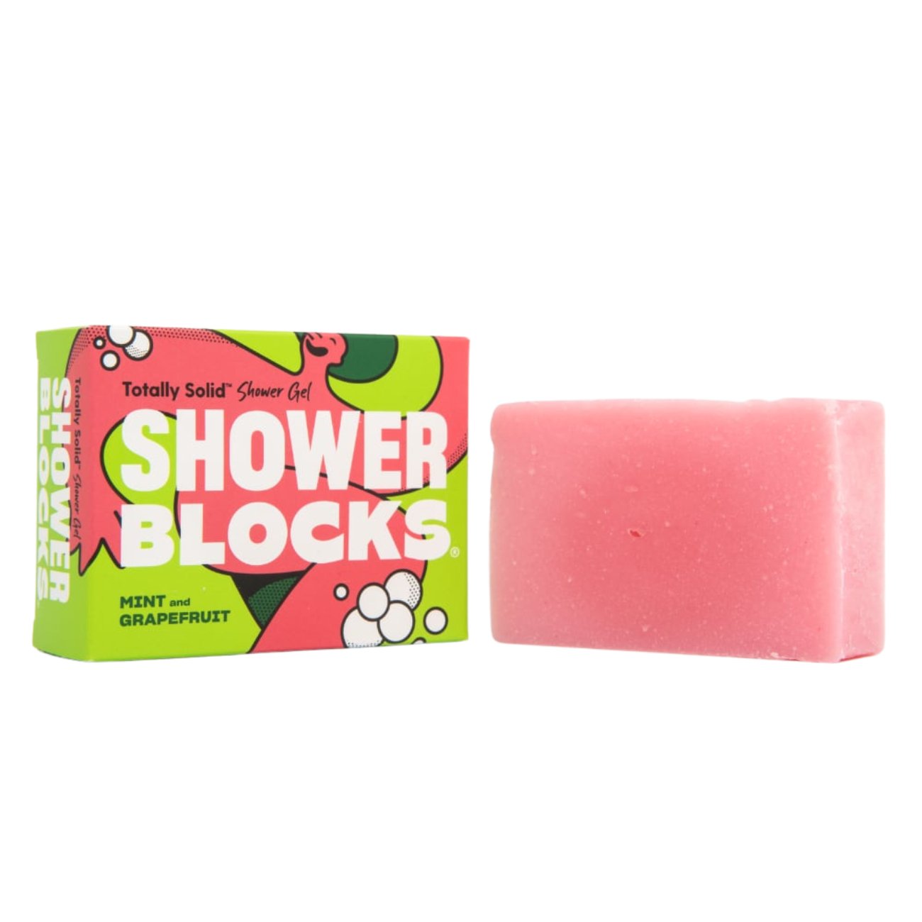 Solid Shower Gel: Mint & Grapefruit 100g - Shower Blocks - shower gel - Eco Natural Products