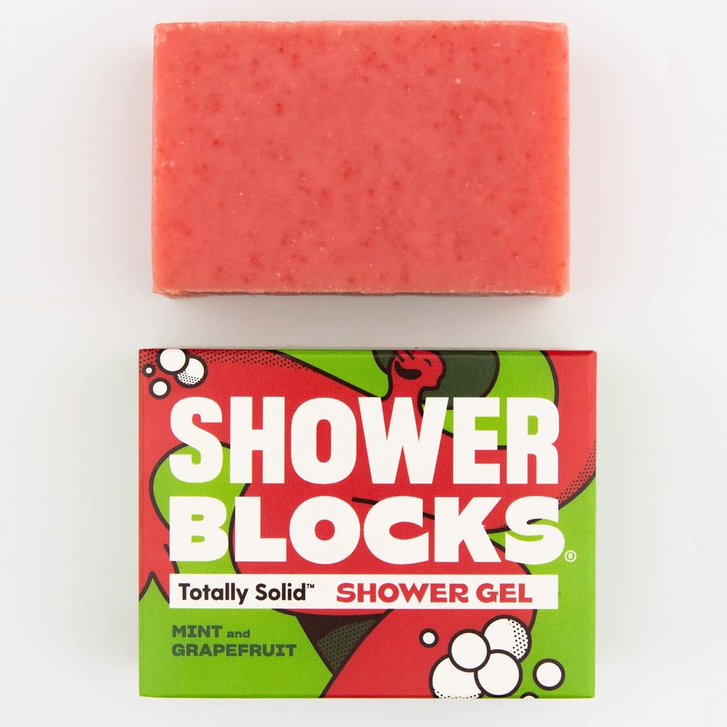 Solid Shower Gel: Mint & Grapefruit 100g - Shower Blocks - shower gel - Eco Natural Products