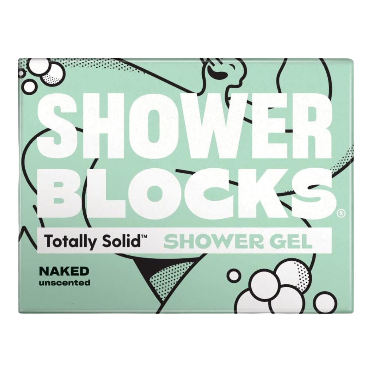 Solid Shower Gel: Naked Unscented 100g - Shower Blocks - Body Wash - Eco Natural Products