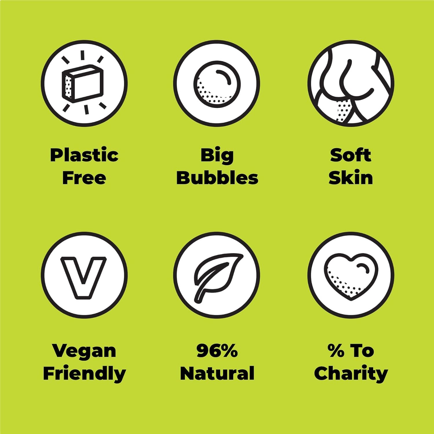 Solid Shower Gel: Naked Unscented 100g - Shower Blocks - Body Wash - Eco Natural Products