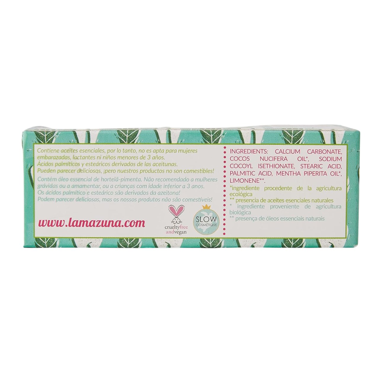 Solid Toothpaste Peppermint 17g - Lamazuna - Toothpaste - Eco Natural Products