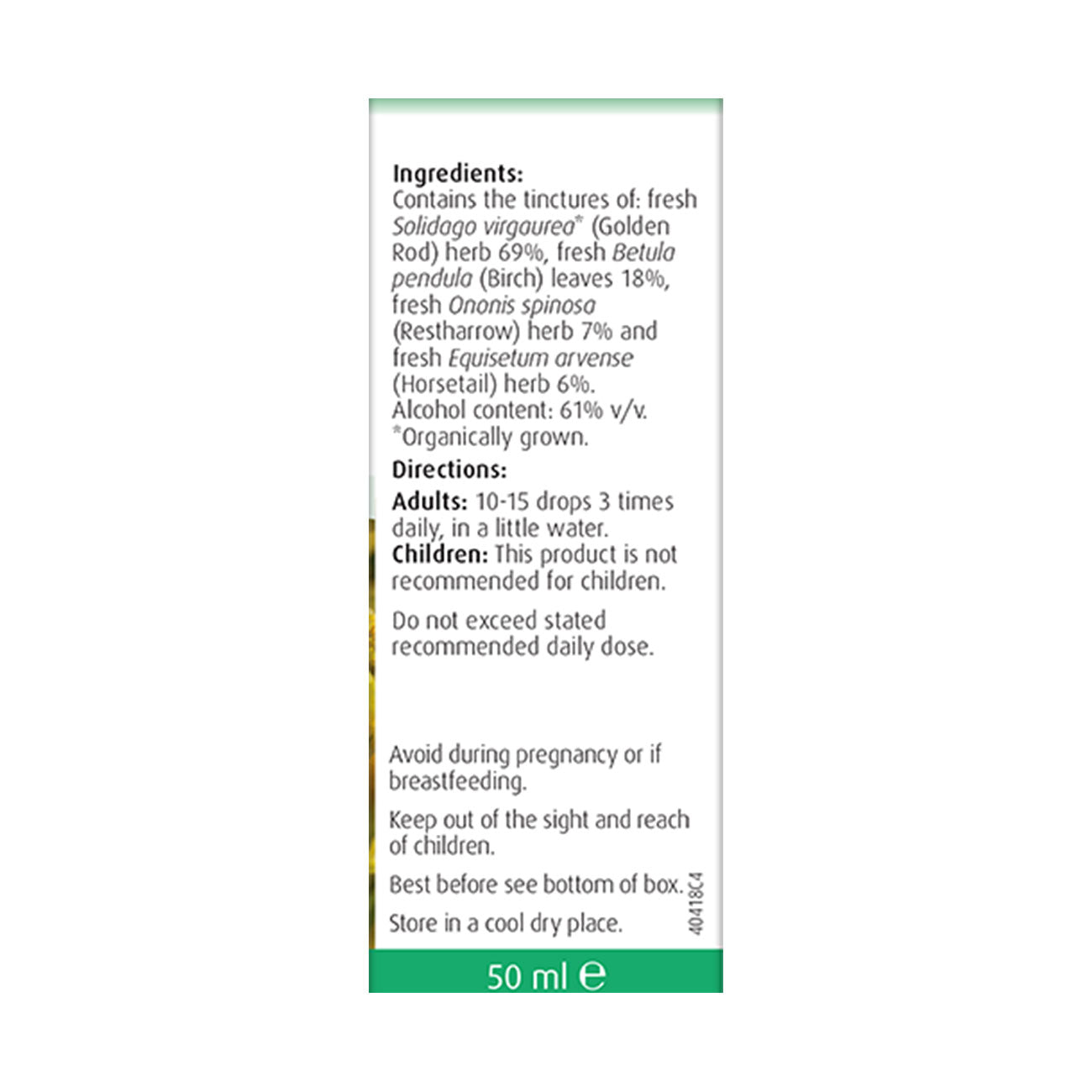 Solidago Complex Tincture Drops 50ml - A. Vogel - Herbal Supplement - Eco Natural Products