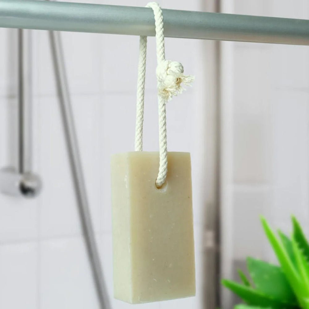 Soothing Aloe Vera Soap On A Rope 125g - Friendly Soap - Bar Soap - Friendly Soap