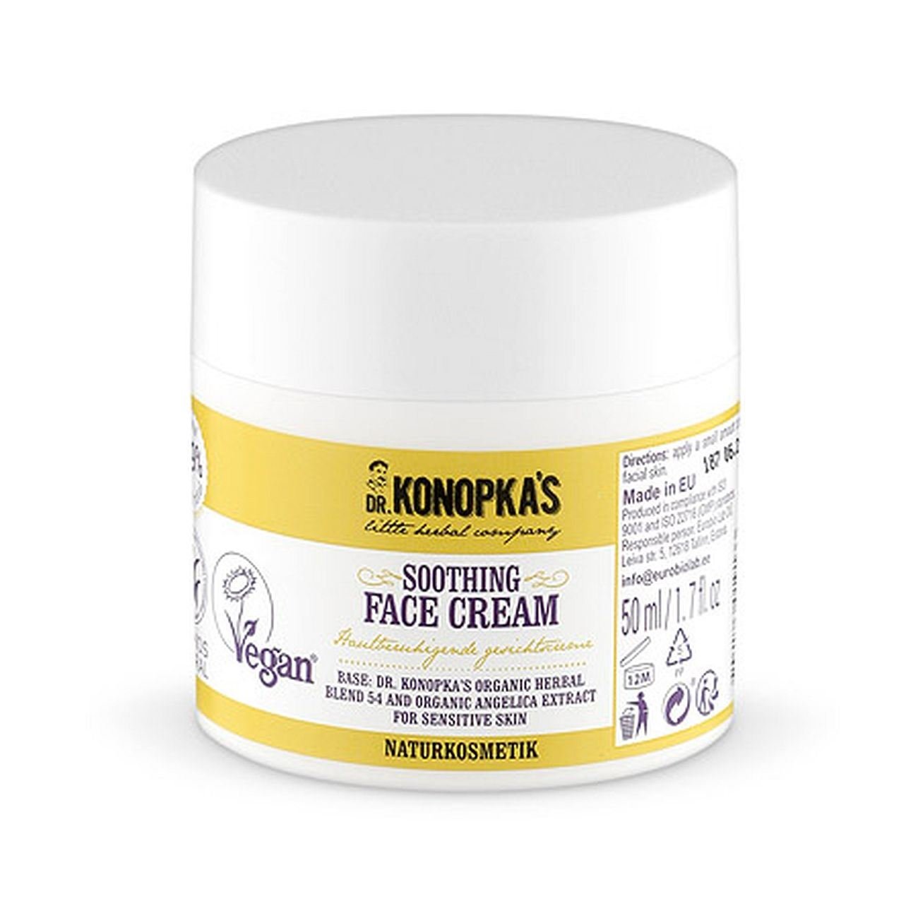 Soothing Face Cream 50ml - Dr. Konopka - Face Cream - Eco Natural Products