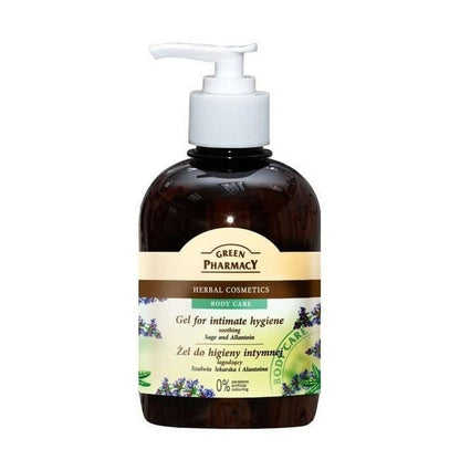 Soothing Intimate Hygiene Gel Sage & Allantoin 370ml - Green Pharmacy - Intimate Hygiene Gel - Eco Natural Products