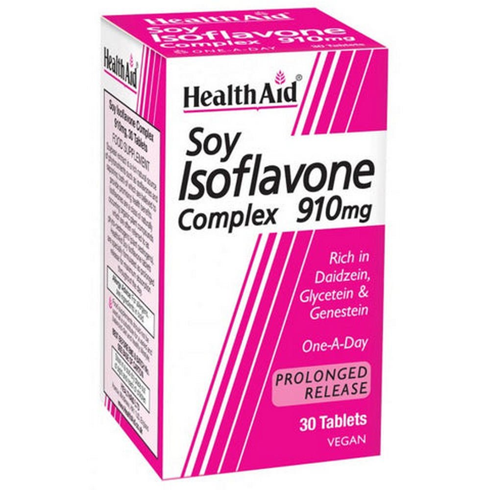 Soya Isoflavone Complex 910mg 60 tablets [BLACK FRIDAY] - Eco Natural Products - HealthAid - Food Supplement