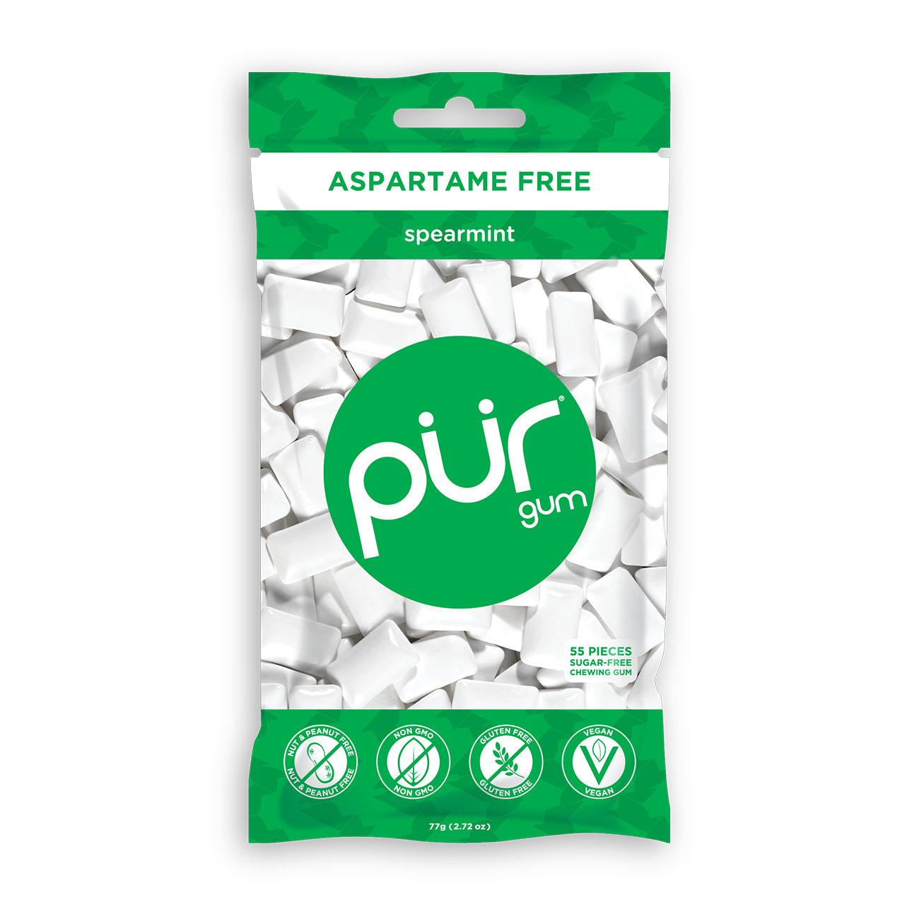 Spearmint Gum Bag 77g - Eco Natural Products - Pur - Gum