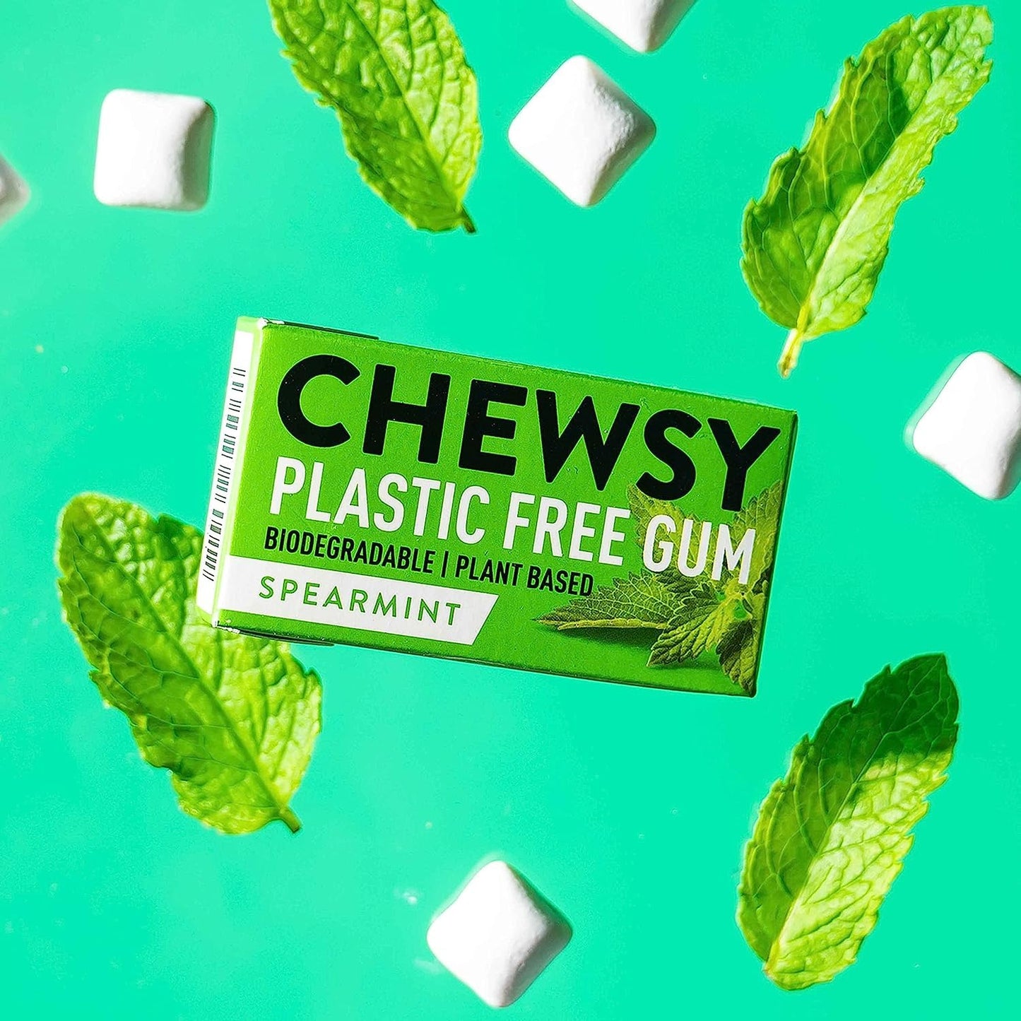 Spearmint Plant - based Plastic - free Gum 15g - Chewsy - Gum - Eco Natural Products