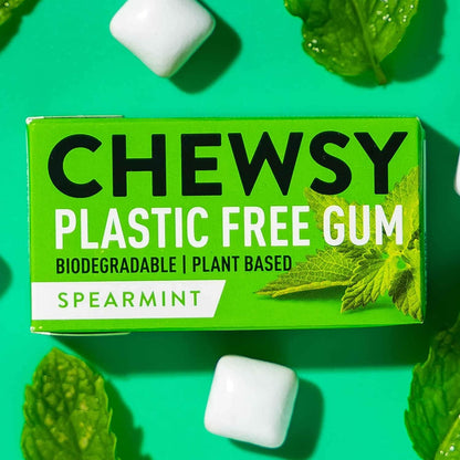 Spearmint Plant - based Plastic - free Gum 15g - Chewsy - Gum - Eco Natural Products