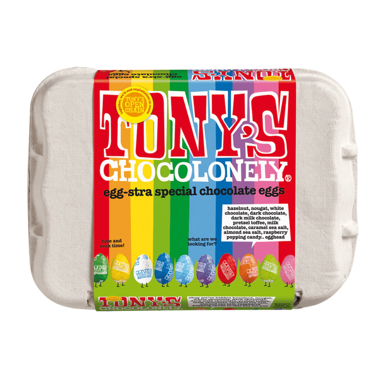 Special Chocolate Easter Eggs Box 150g - Tony's Chocolonely - Chocolates - Tony's Chocolonely