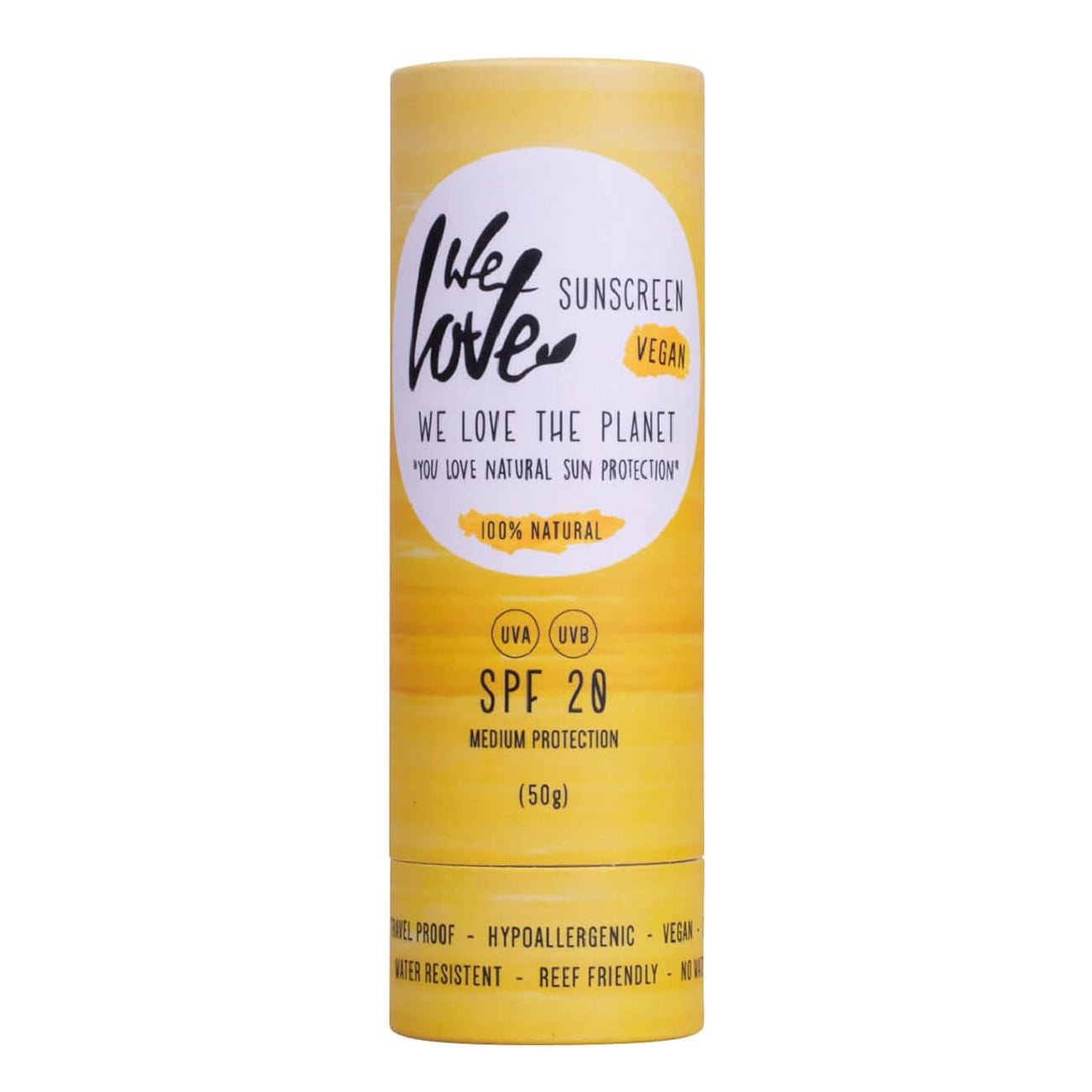 SPF 20 Sunscreen Stick 50g - We Love The Planet - Sunscreen - Eco Natural Products