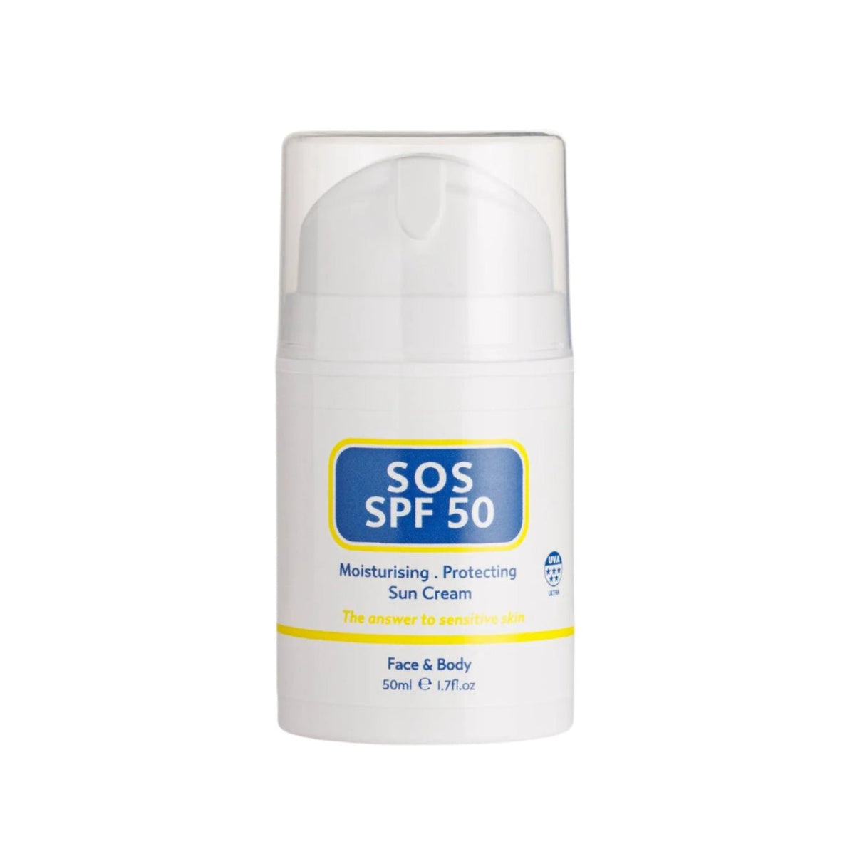 SPF 50 Sun Cream 50ml - Sos Serum Skincare - Sunscreen - Sos Serum Skincare
