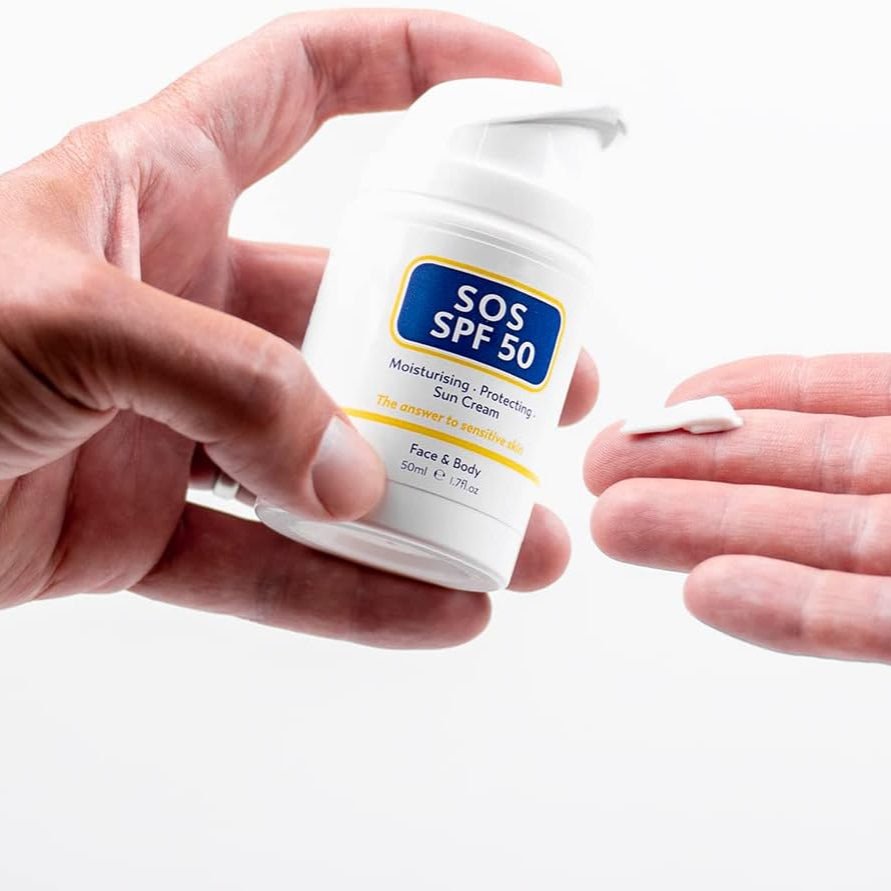 SPF 50 Sun Cream 50ml - Sos Serum Skincare - Sunscreen - Sos Serum Skincare