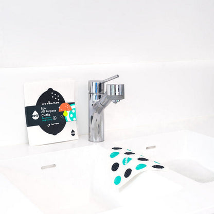 Sponge Cloths Lemon Design Pack of 2 20g - Seep - Sponge cloth - Eco Natural Products