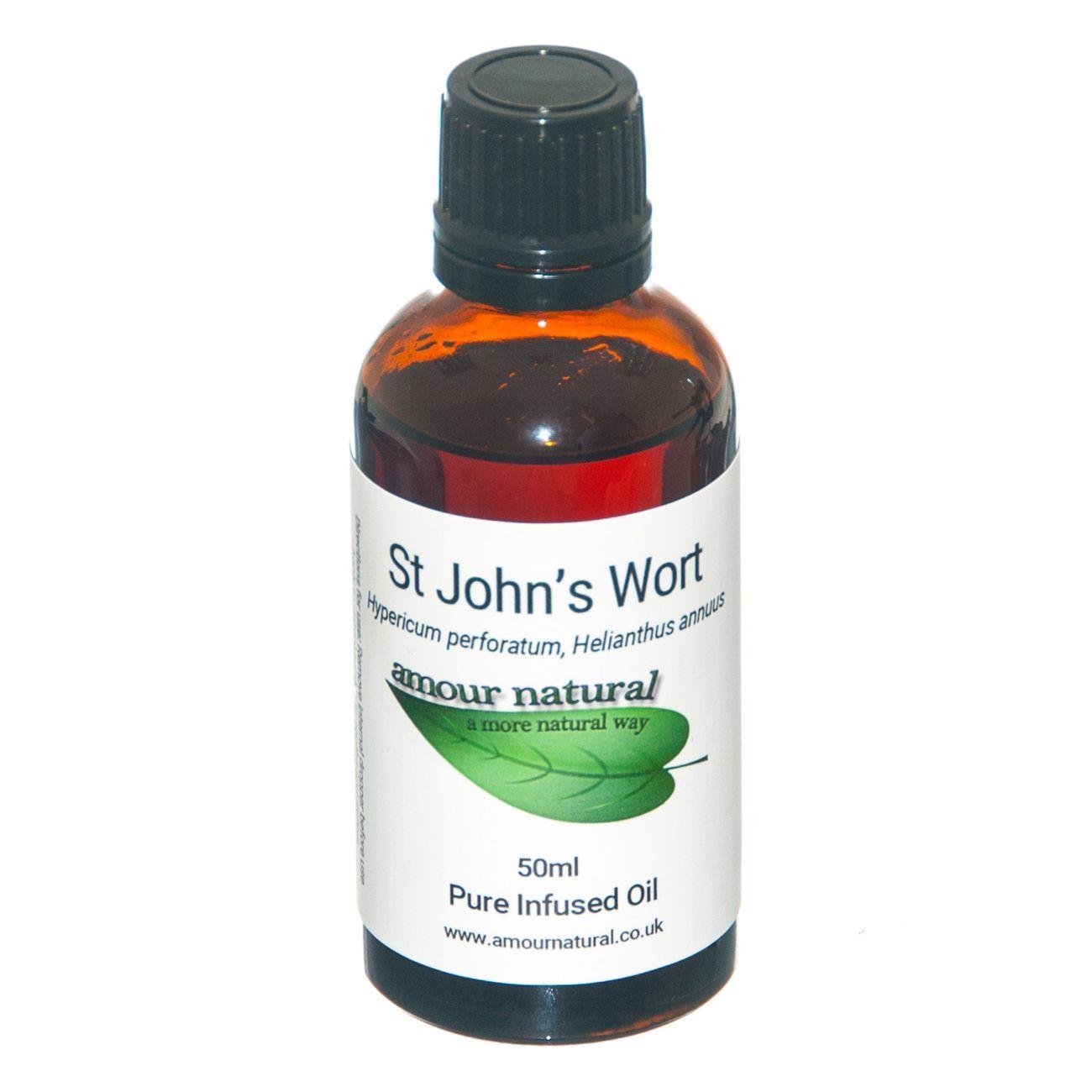 St John's Wort Infused Oil 50ml - Amour Natural - Infused Oil - Eco Natural Products