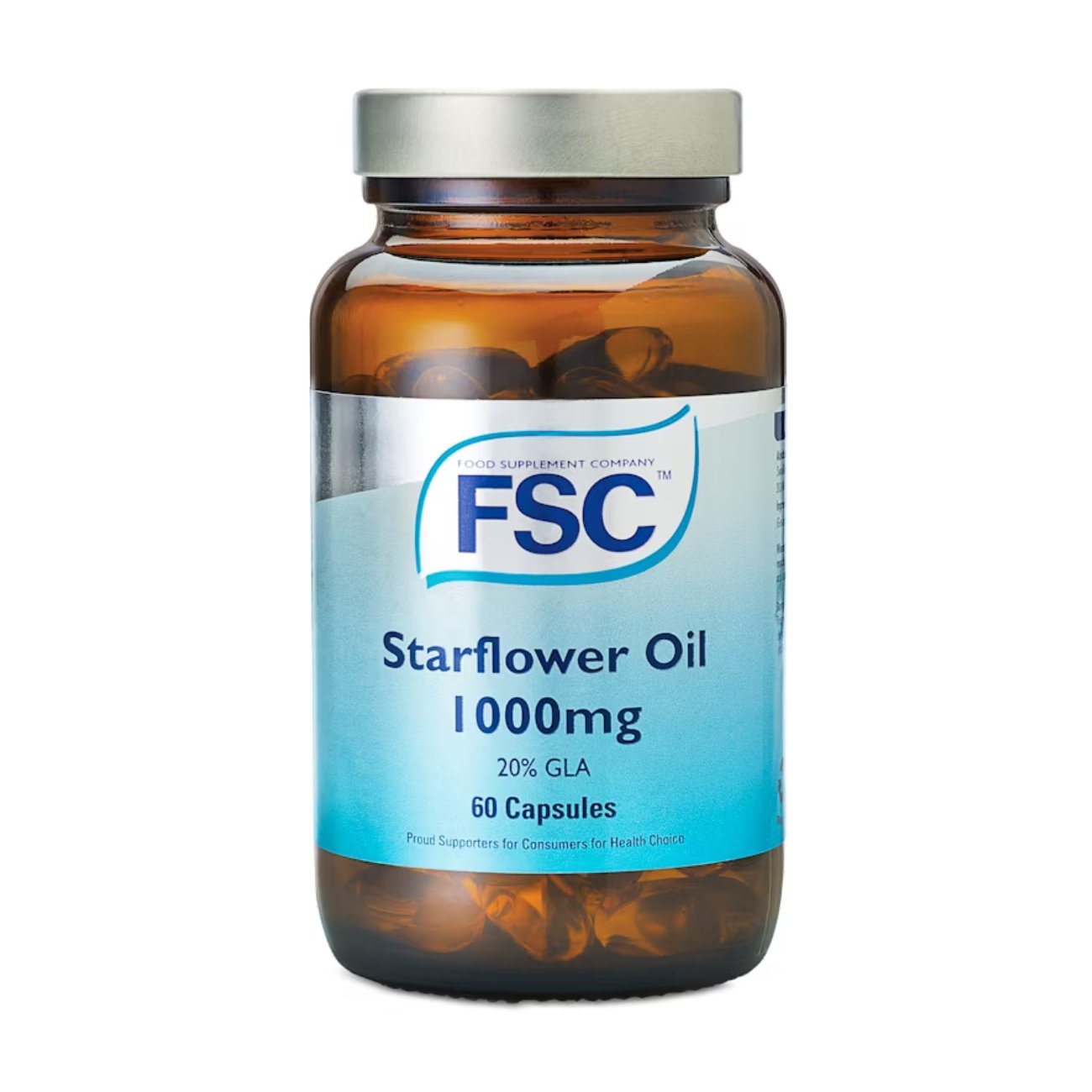 Starflower Oil 1000mg 60 Capsules - FSC - Food Supplement - Eco Natural Products