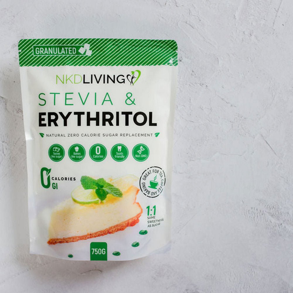 Stevia & Erythritol 1:1 750g - NKD Living - Sweetener - Eco Natural Products