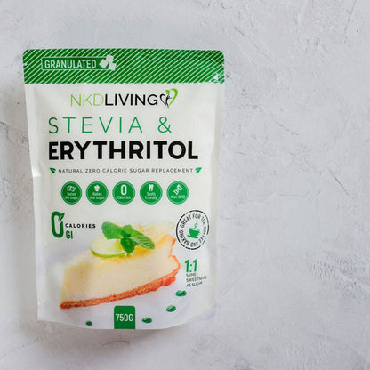 Stevia & Erythritol 1:1 750g - NKD Living - Sweetener - Eco Natural Products