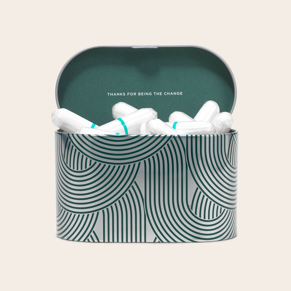 Storage Tin Embossed 74g - Dame - storage tin - Eco Natural Products