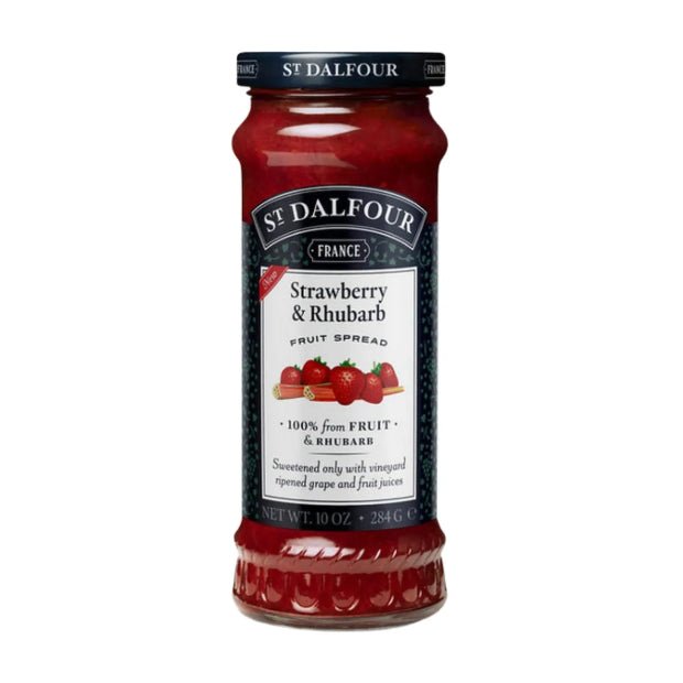 Strawberry and Rhubarb Fruit Spread 284g - St Dalfour - Fruit Spreads - St Dalfour