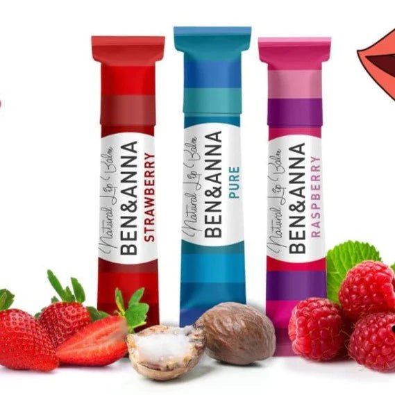 Strawberry Lip Balm 6g - Ben & Anna - Lip balm - Eco Natural Products