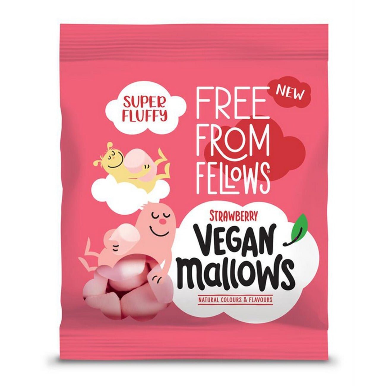Strawberry Mallows Vegan 105g - Free from fellows - Candy - Eco Natural Products