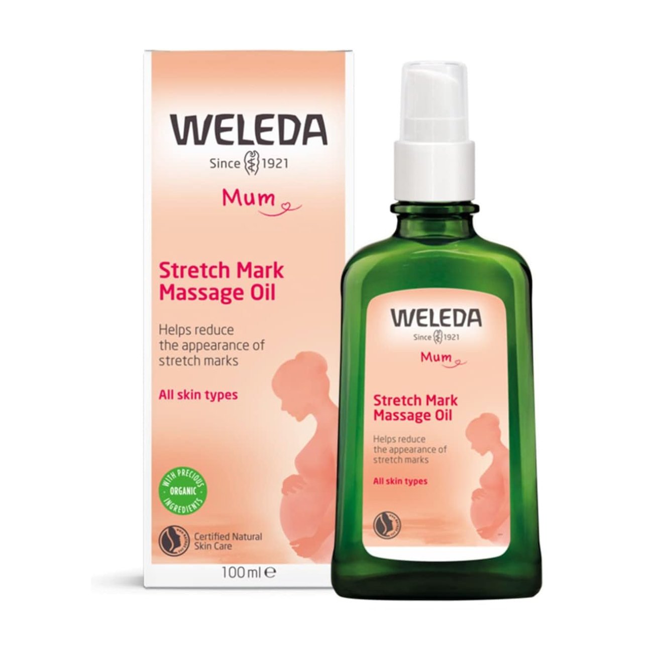 Stretch Mark Massage Oil 100ml - Weleda - Massage Oil - Eco Natural Products