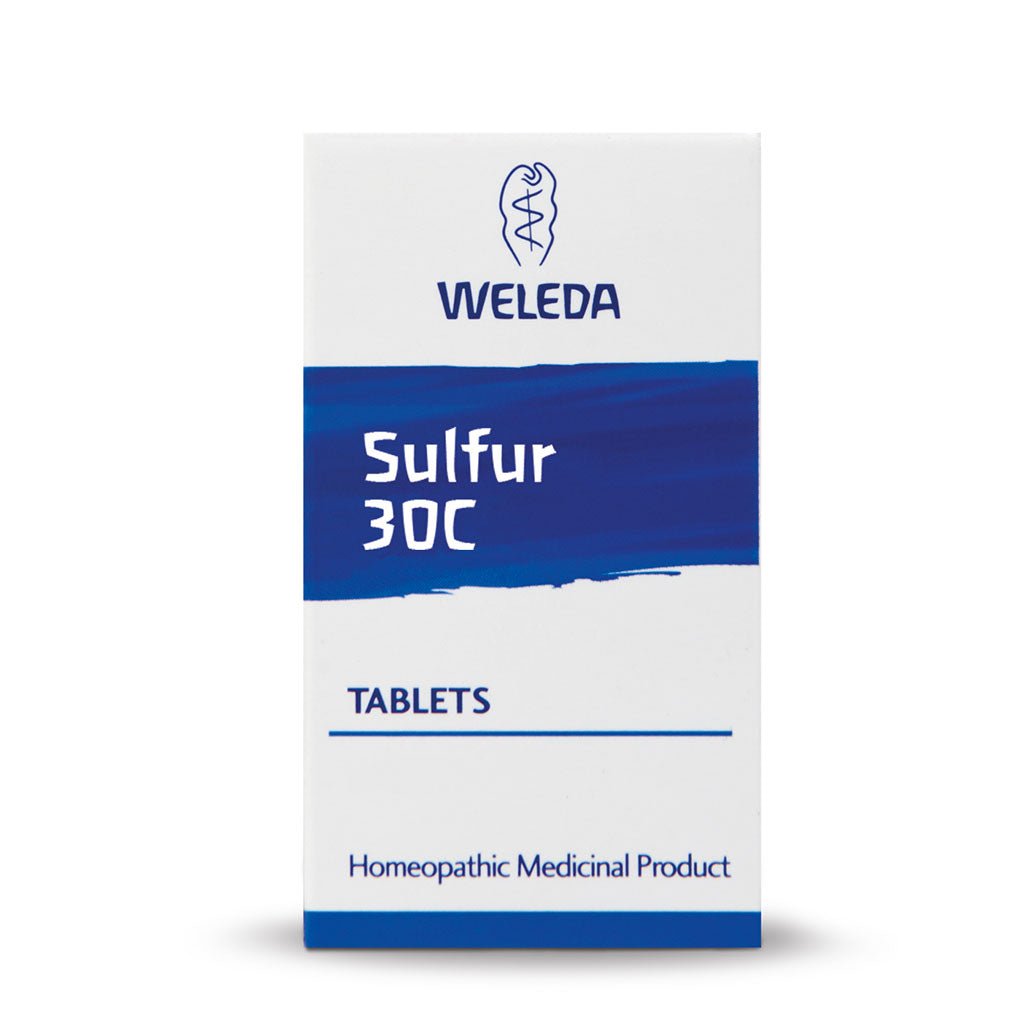 Sulphur 30C 125 Tabs - Weleda - Supplement - Eco Natural Products