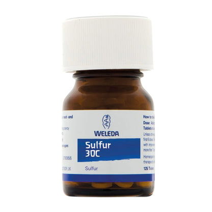 Sulphur 30C 125 Tabs - Weleda - Supplement - Eco Natural Products
