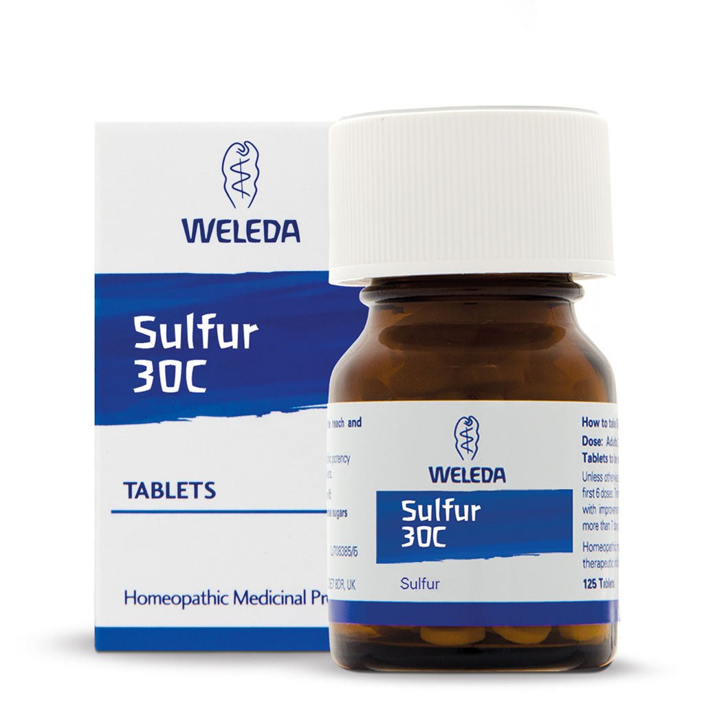 Sulphur 30C 125 Tabs - Weleda - Supplement - Eco Natural Products