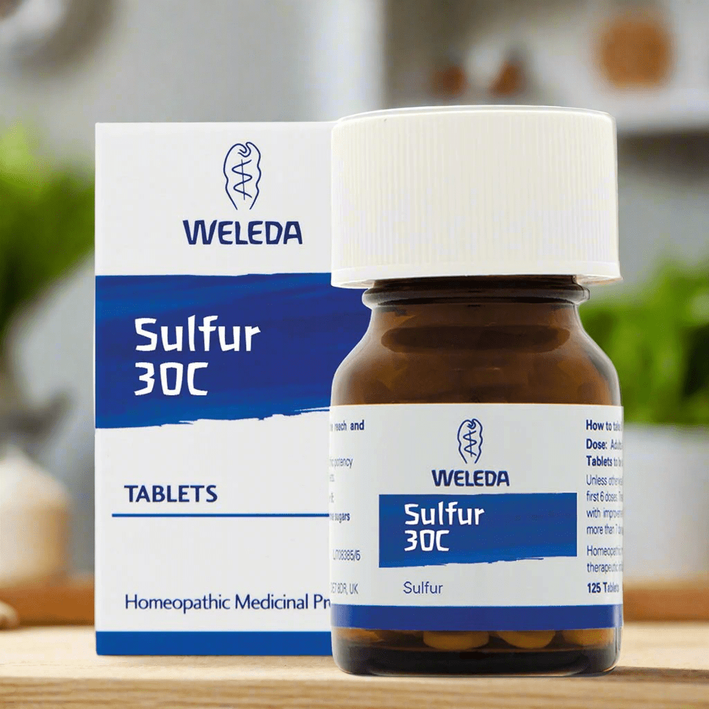 Sulphur 30C 125 Tabs - Weleda - Supplement - Eco Natural Products