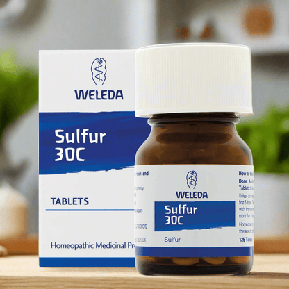Sulphur 30C 125 Tabs - Weleda - Supplement - Eco Natural Products