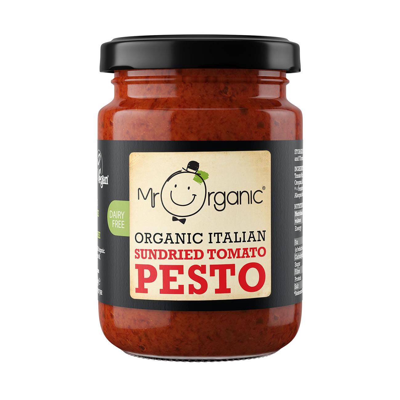 Sundried Tomato Vegan Pesto 130g [BLACK FRIDAY] - Eco Natural Products - Mr Organic - Pasta Sauce