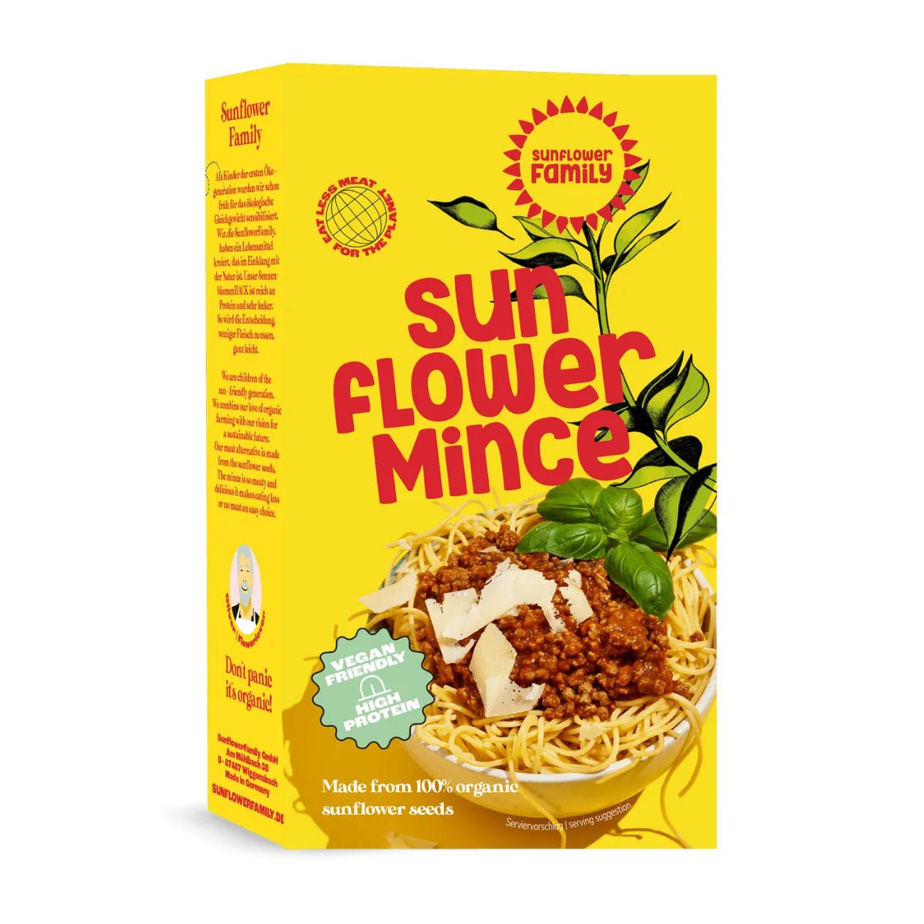 Sunflower Seed Mince 76g - Sunflower Family - Meat Alternatives - Sunflower Family