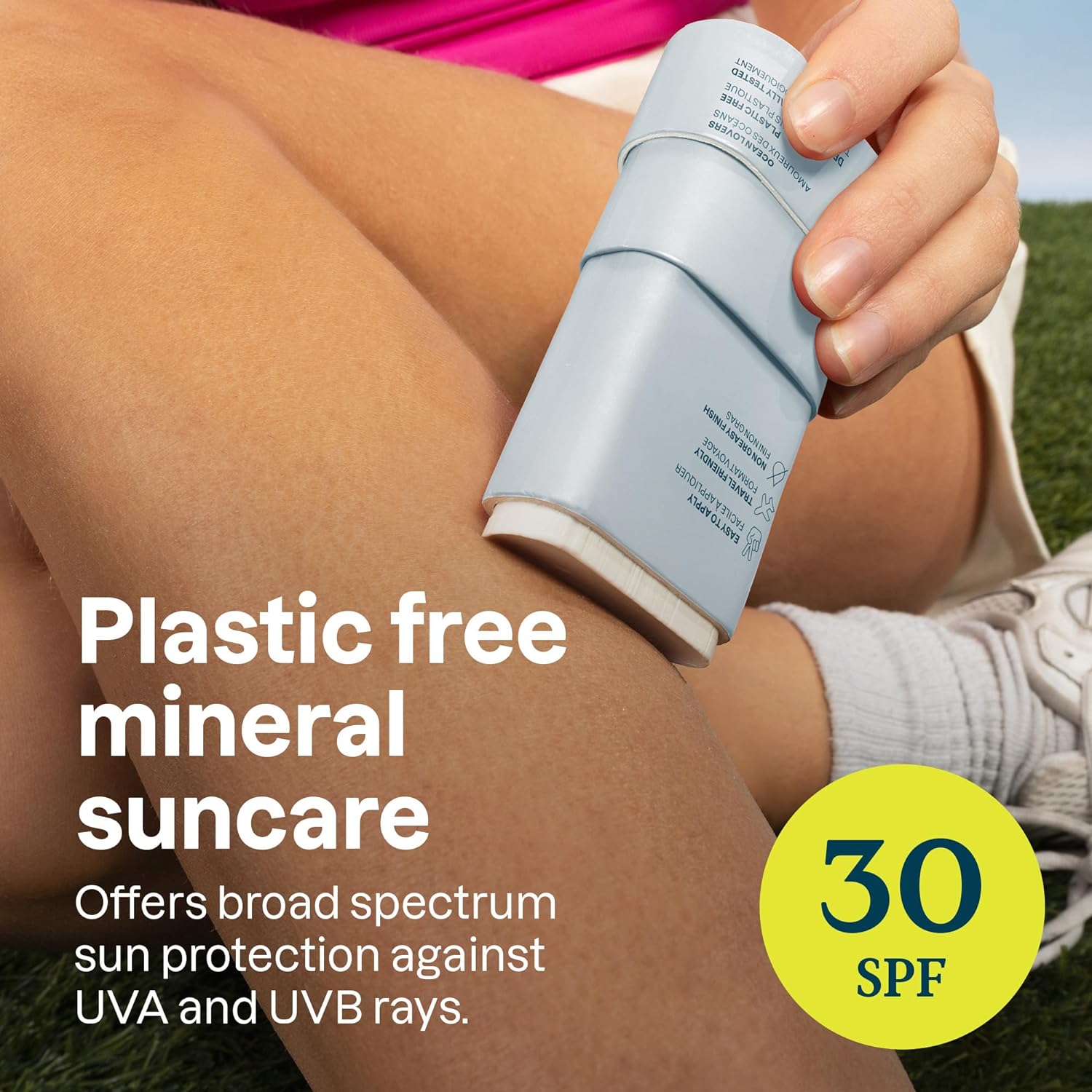 Sunscreen Face Stick Oatmeal Sensitive Natural SPF30 20g - Attitude - Sunscreen - Eco Natural Products