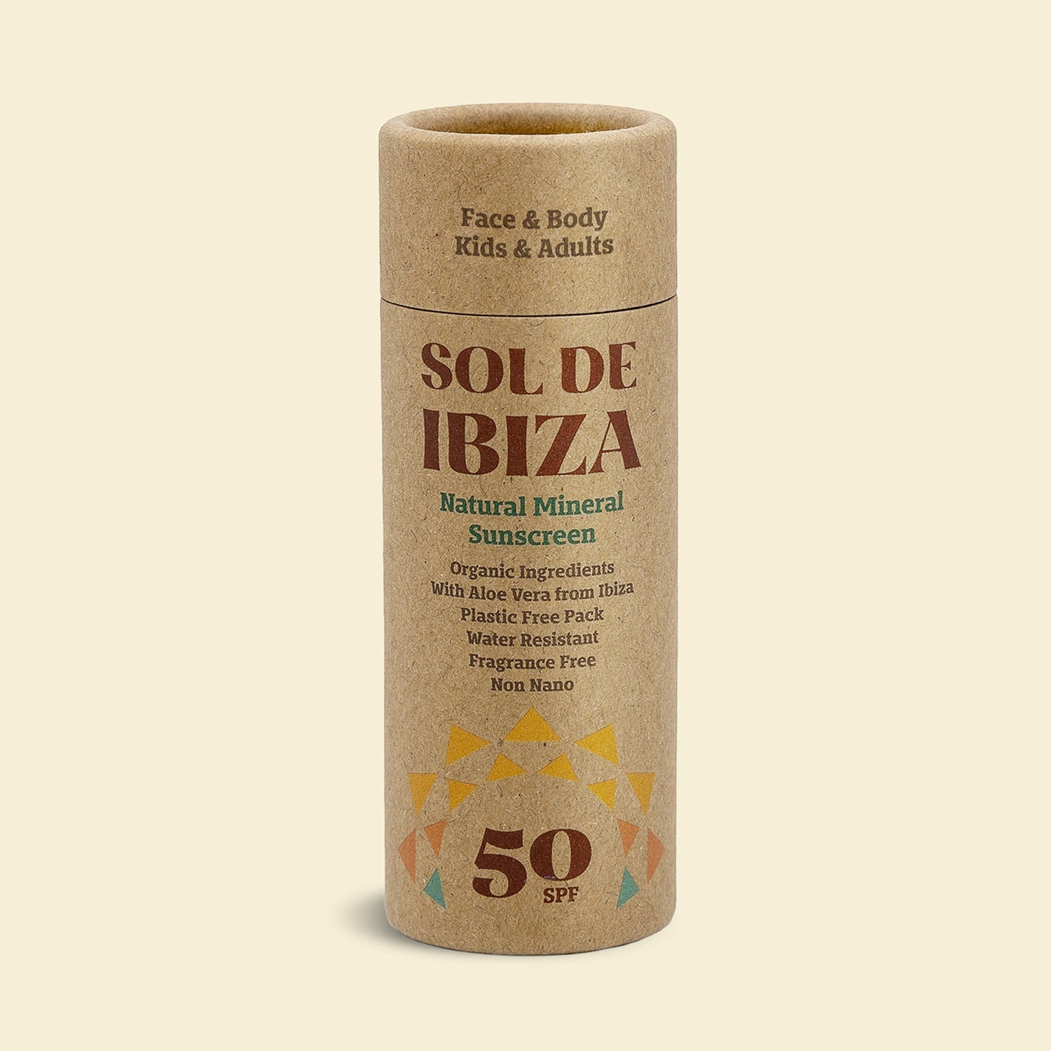 Sunscreen Mineral Face & Body SPF50 Stick [BLACK FRIDAY] - Eco Natural Products - Sol De Ibiza - Sunscreen